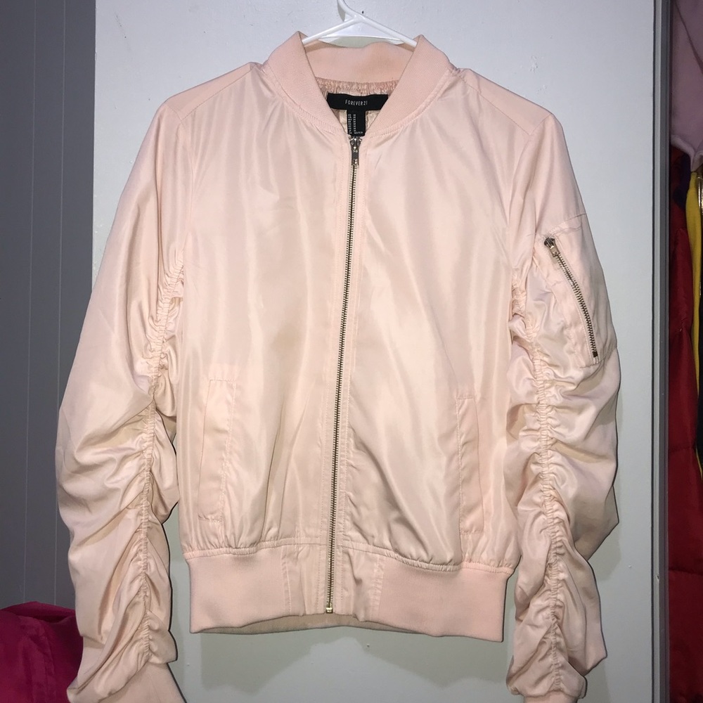 I am selling a light pink Jacket from forever 21.